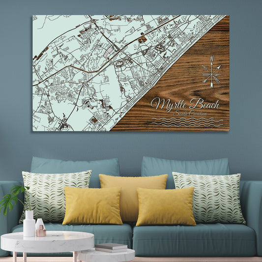 Myrtle Beach, South Carolina Street Map