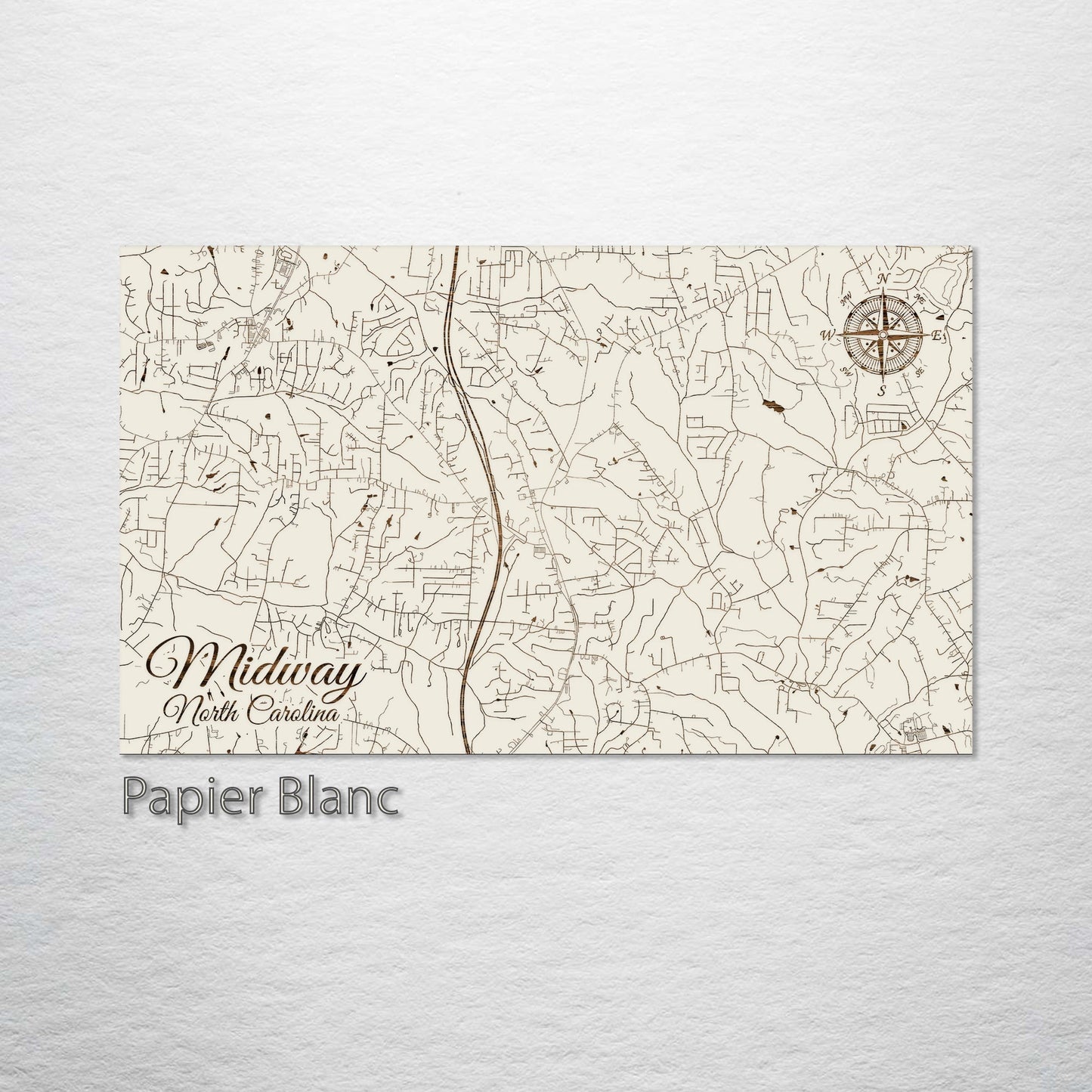 Midway, North Carolina Street Map