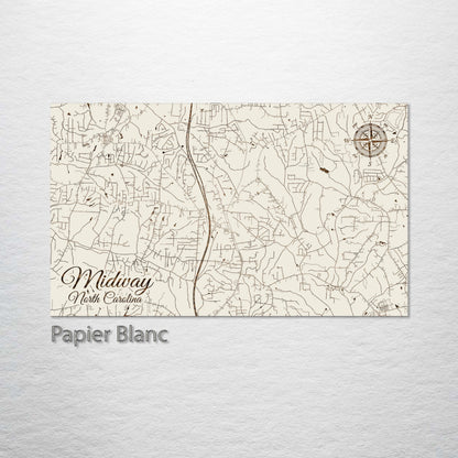 Midway, North Carolina Street Map