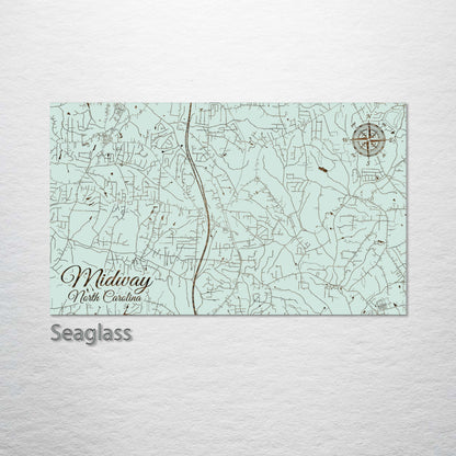 Midway, North Carolina Street Map