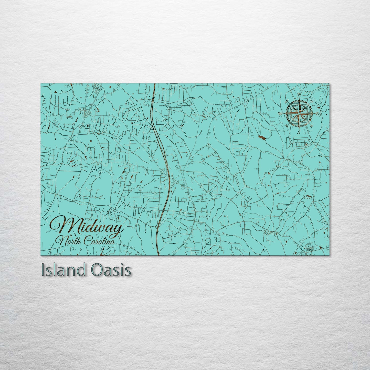 Midway, North Carolina Street Map