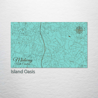 Midway, North Carolina Street Map