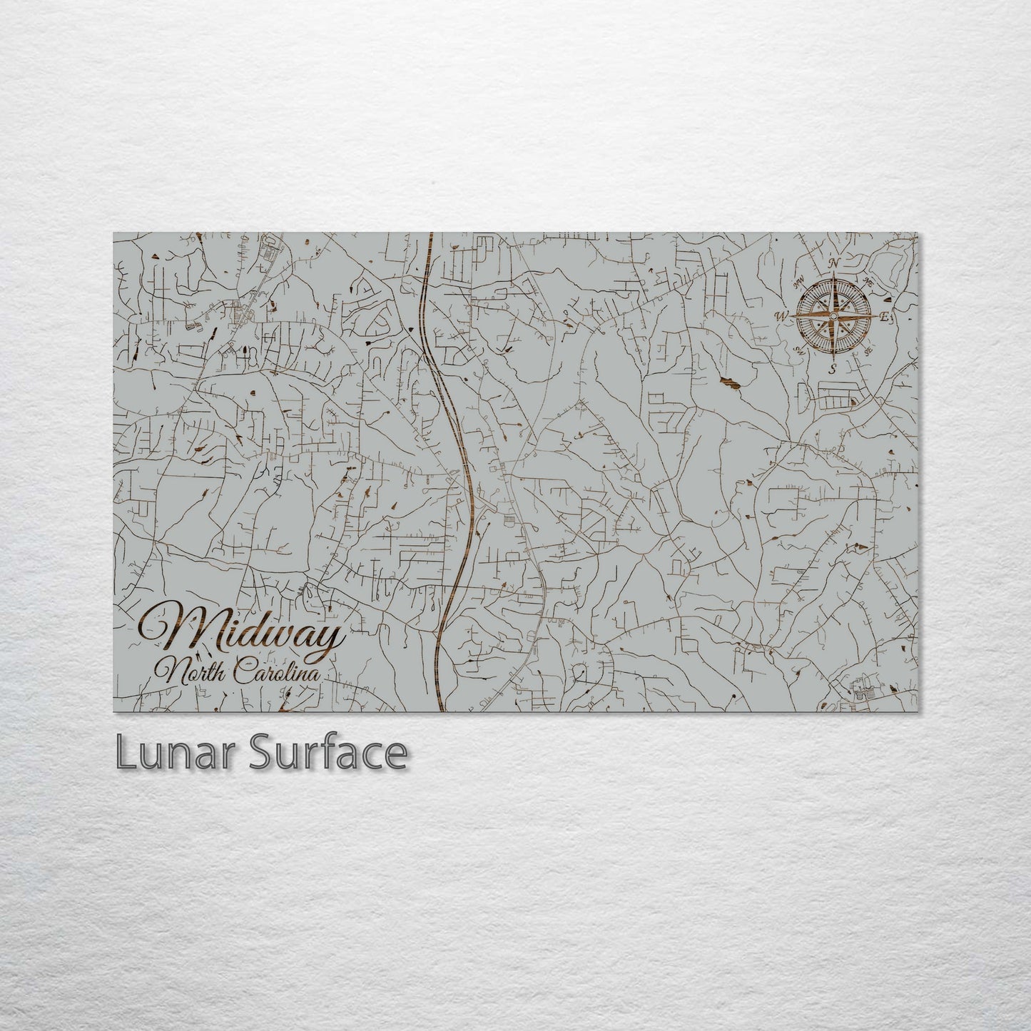 Midway, North Carolina Street Map