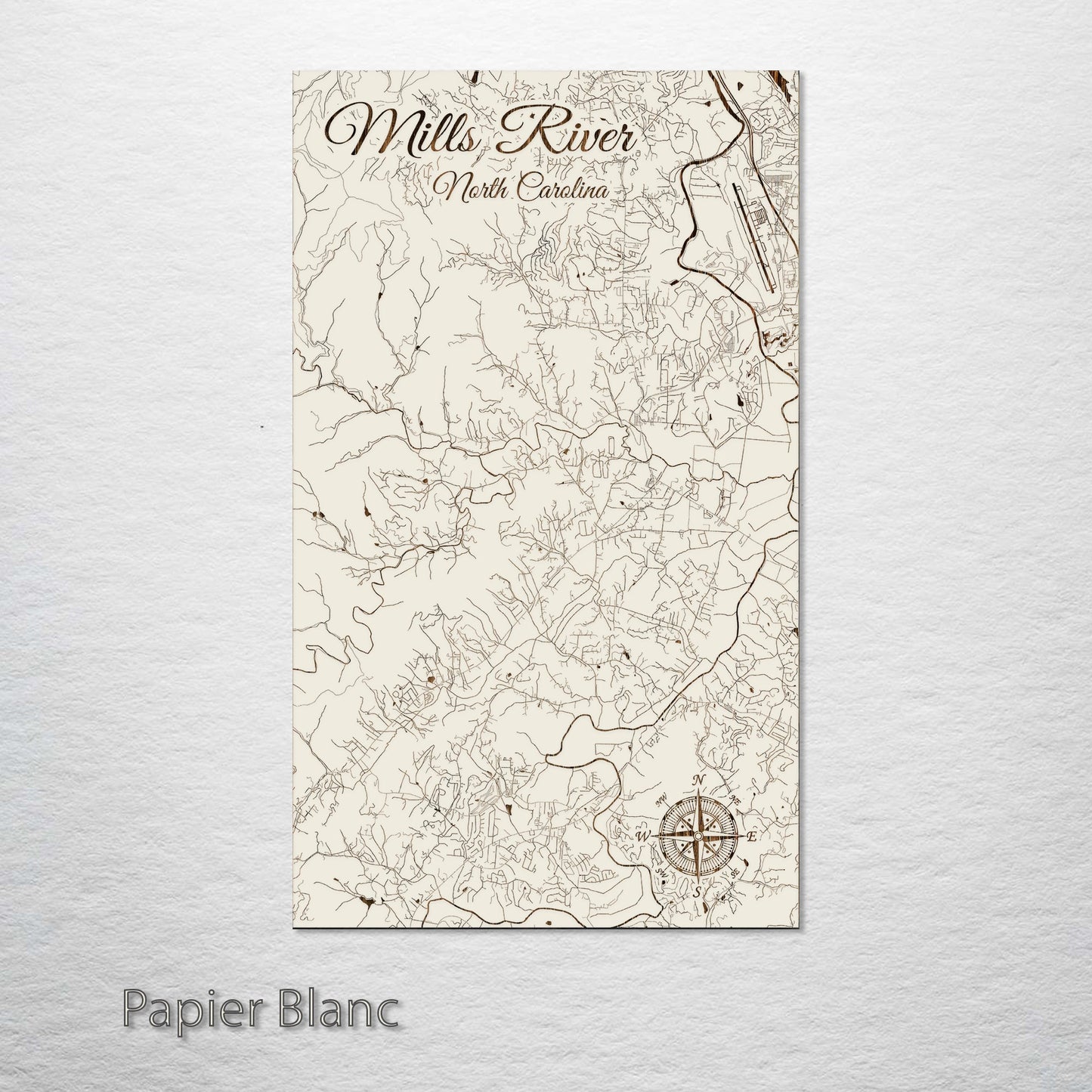 Mills River, North Carolina Street Map