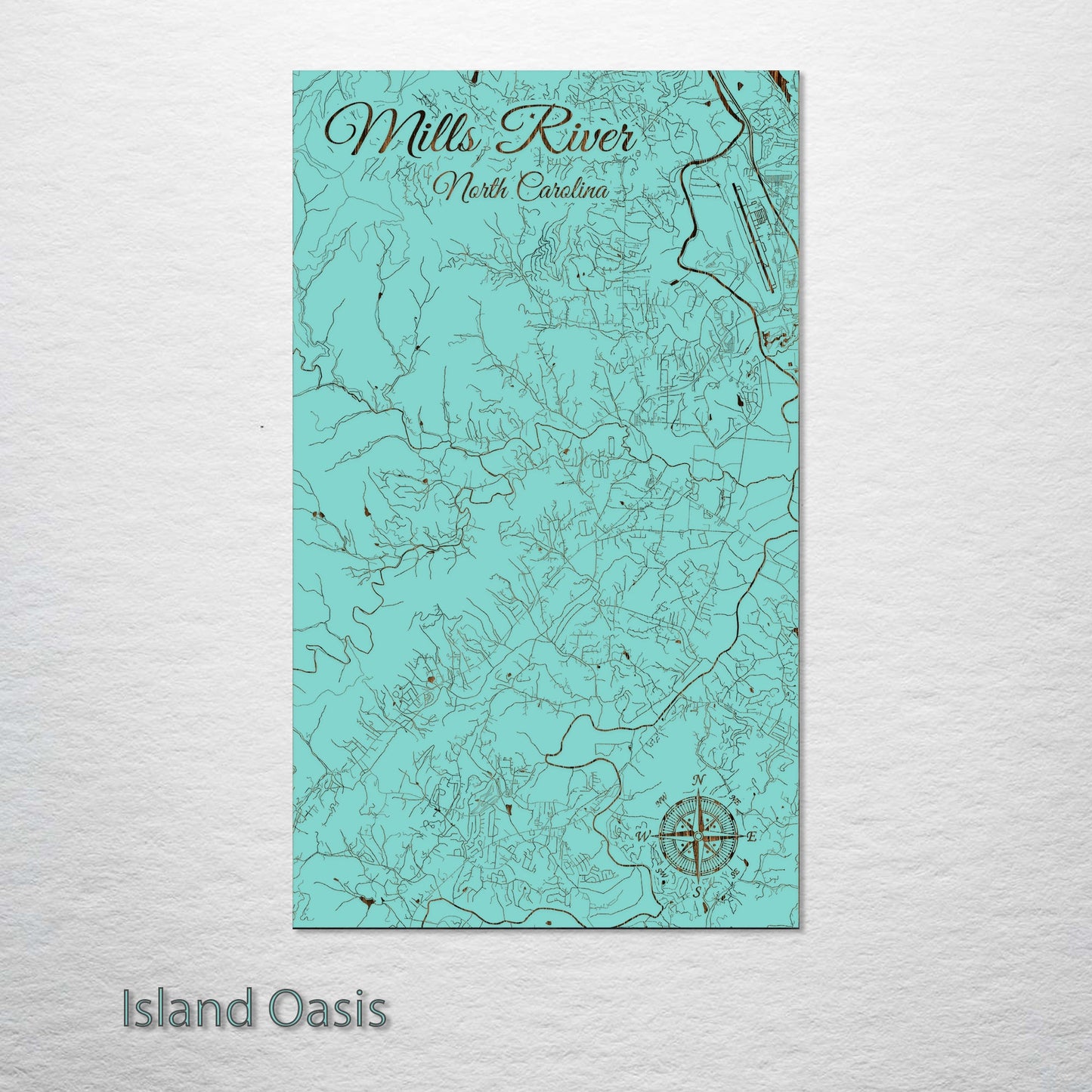 Mills River, North Carolina Street Map