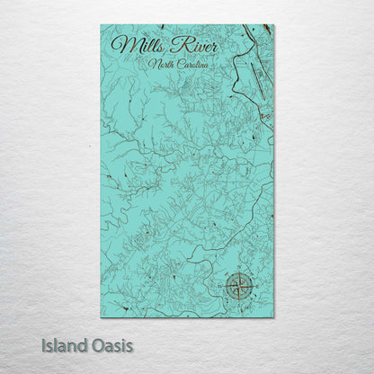 Mills River, North Carolina Street Map