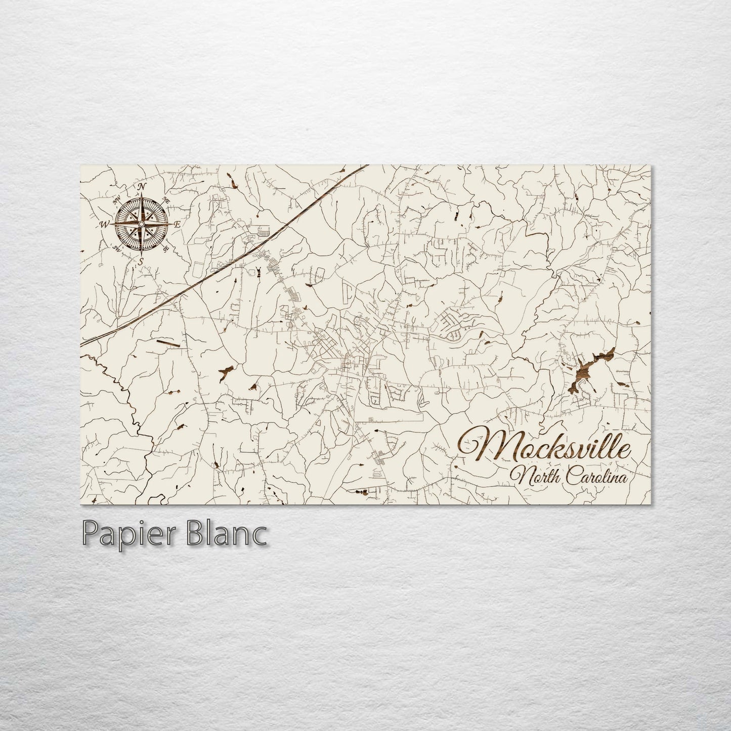 Mocksville, North Carolina Street Map