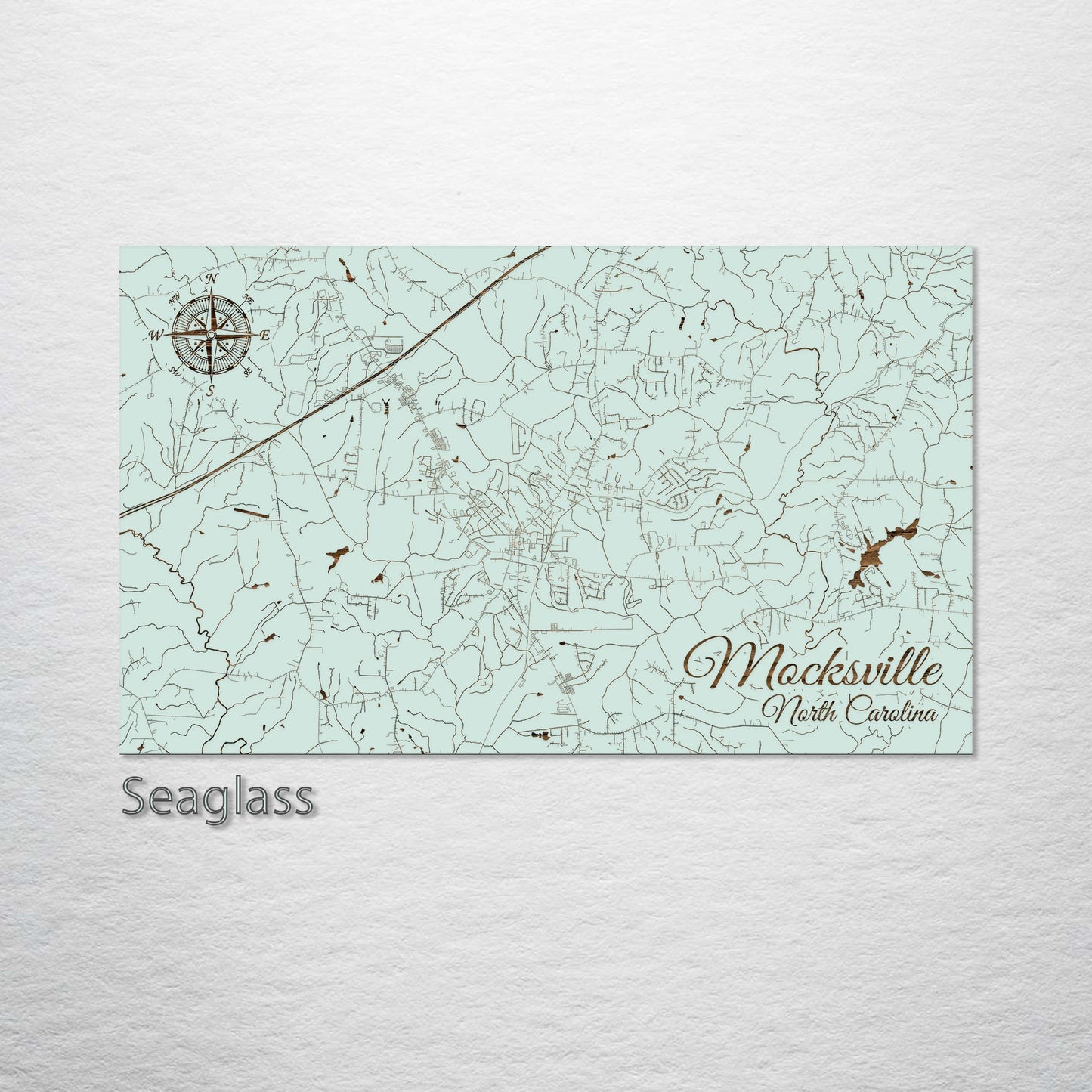 Mocksville, North Carolina Street Map