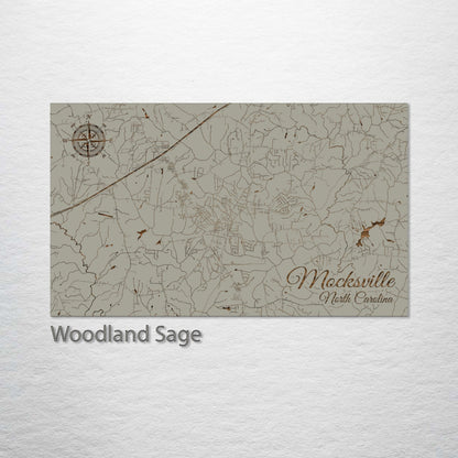 Mocksville, North Carolina Street Map