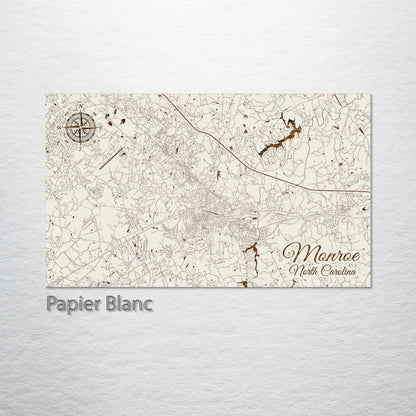 Monroe, North Carolina Street Map