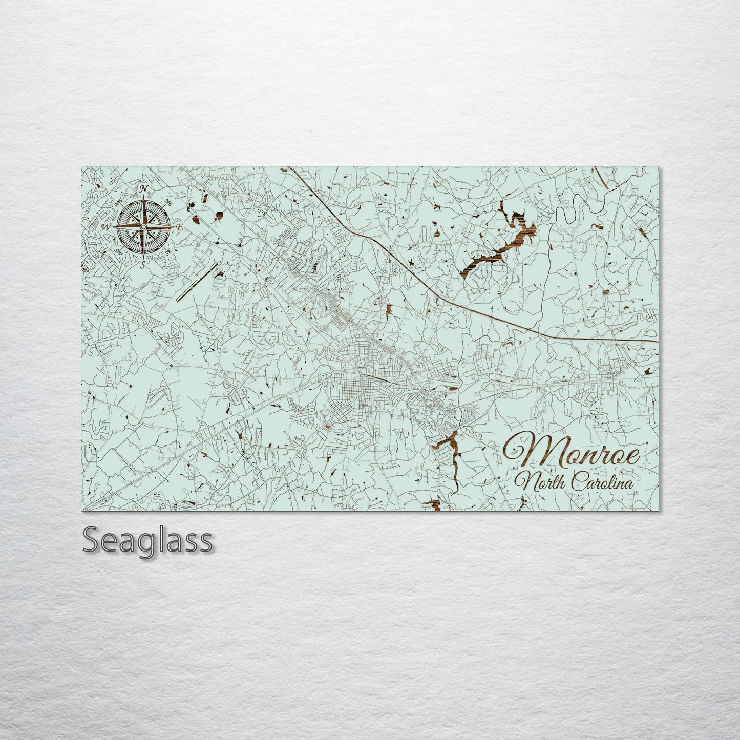 Monroe, North Carolina Street Map