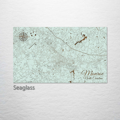 Monroe, North Carolina Street Map