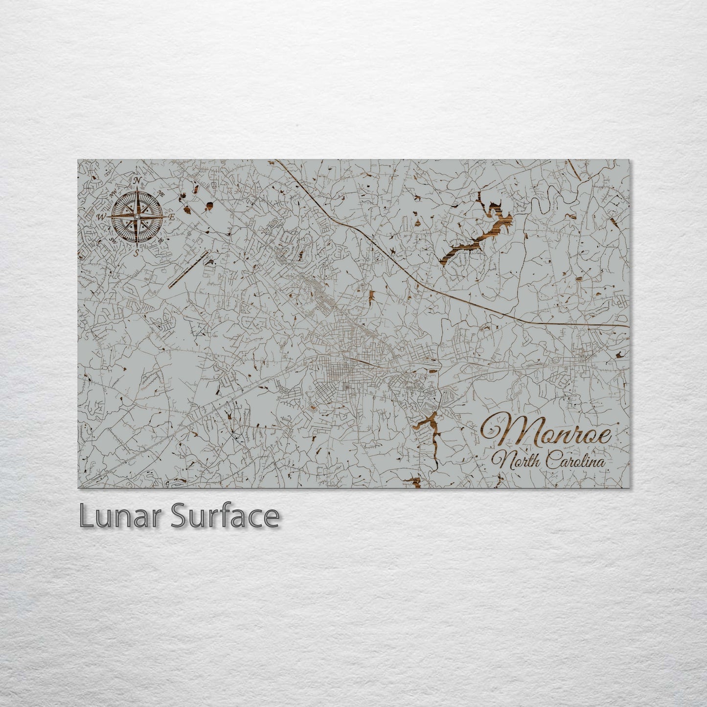 Monroe, North Carolina Street Map