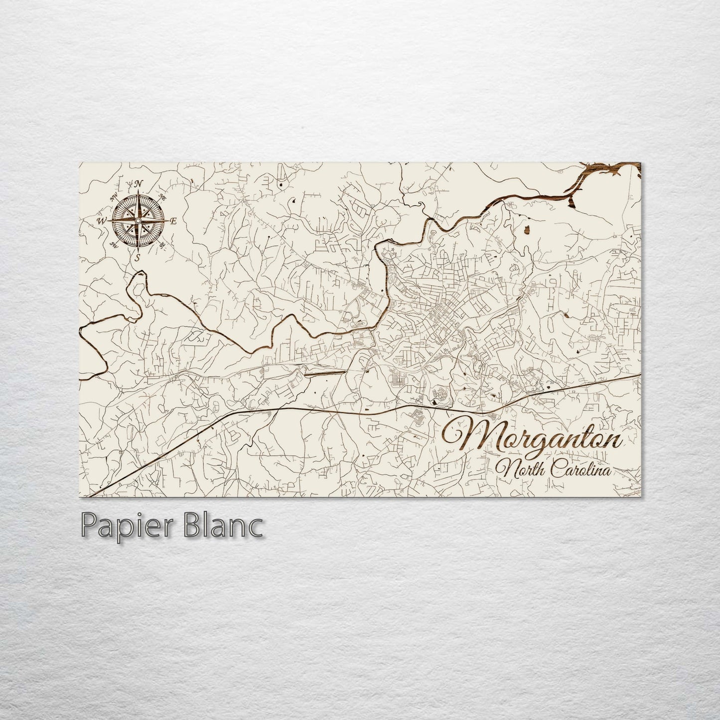 Morganton, North Carolina Street Map