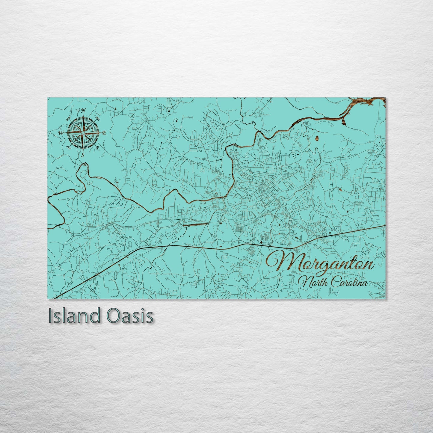 Morganton, North Carolina Street Map