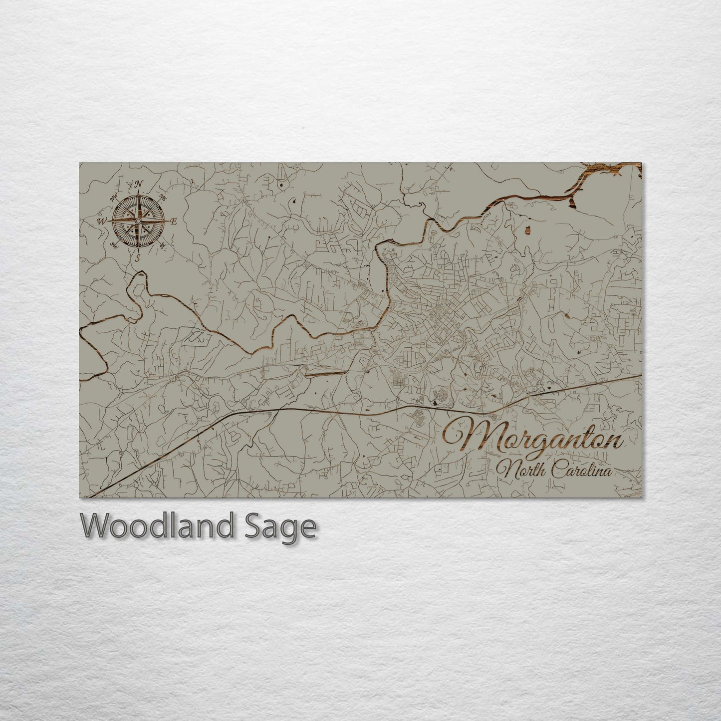 Morganton, North Carolina Street Map