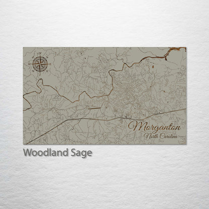 Morganton, North Carolina Street Map