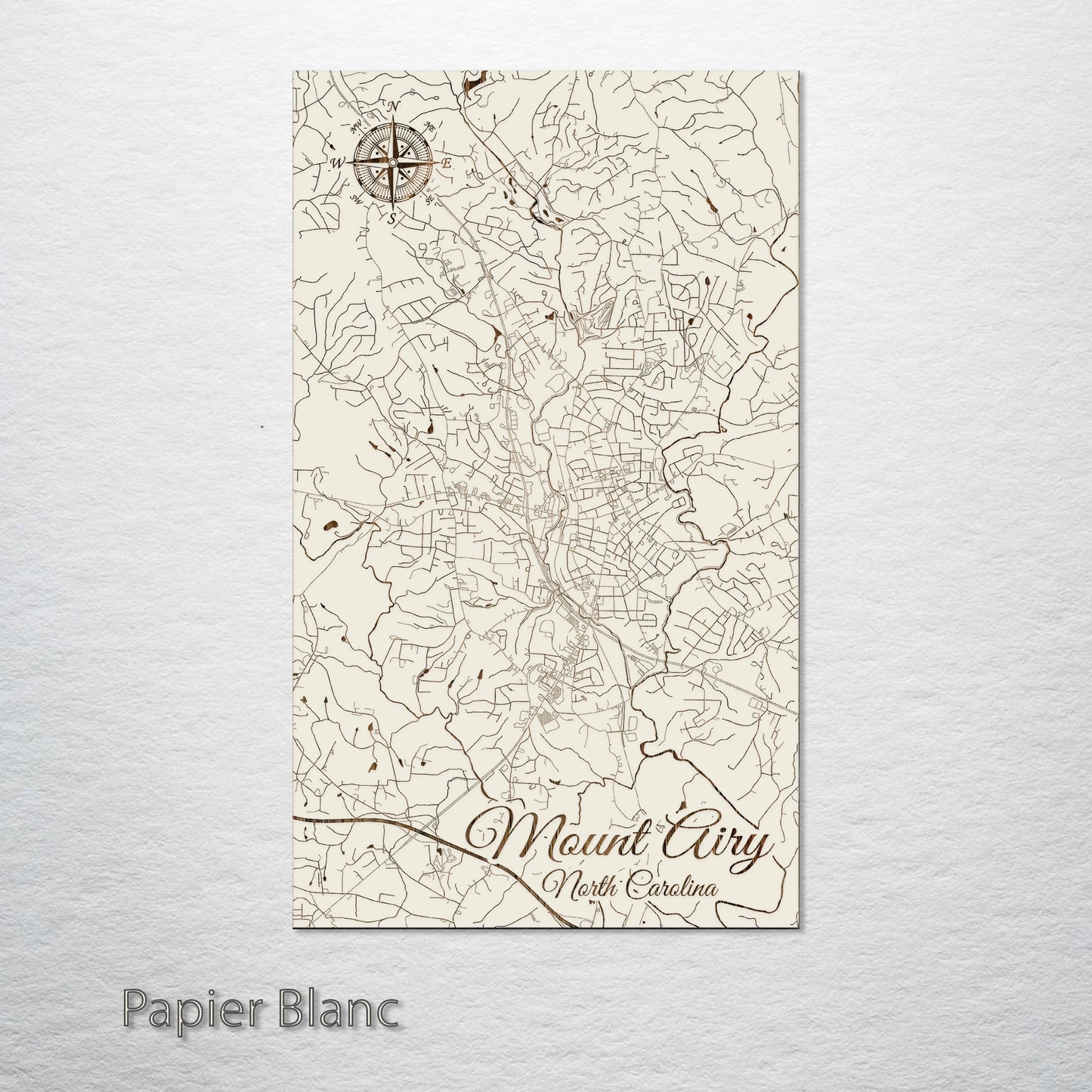Mount Airy, North Carolina Street Map