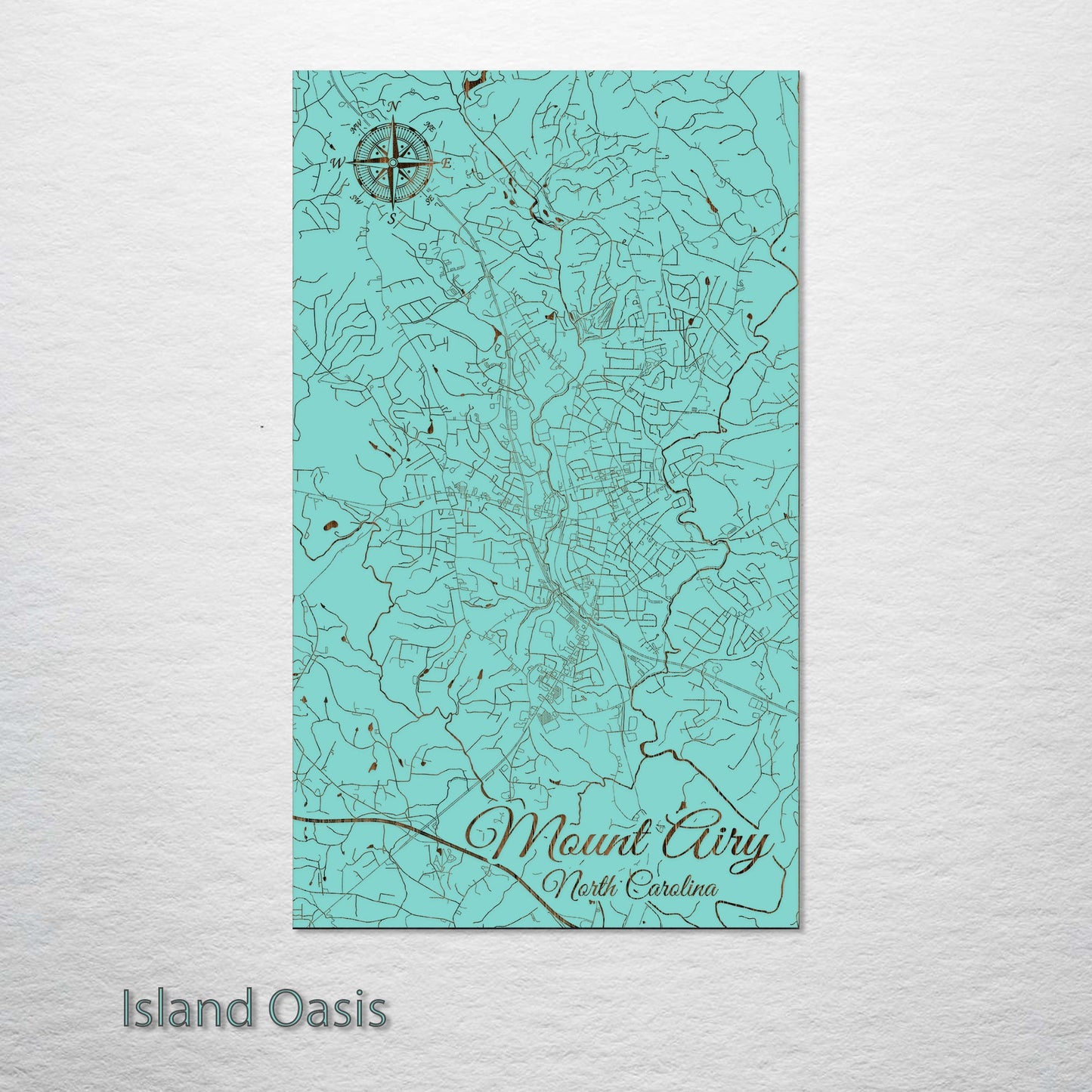 Mount Airy, North Carolina Street Map