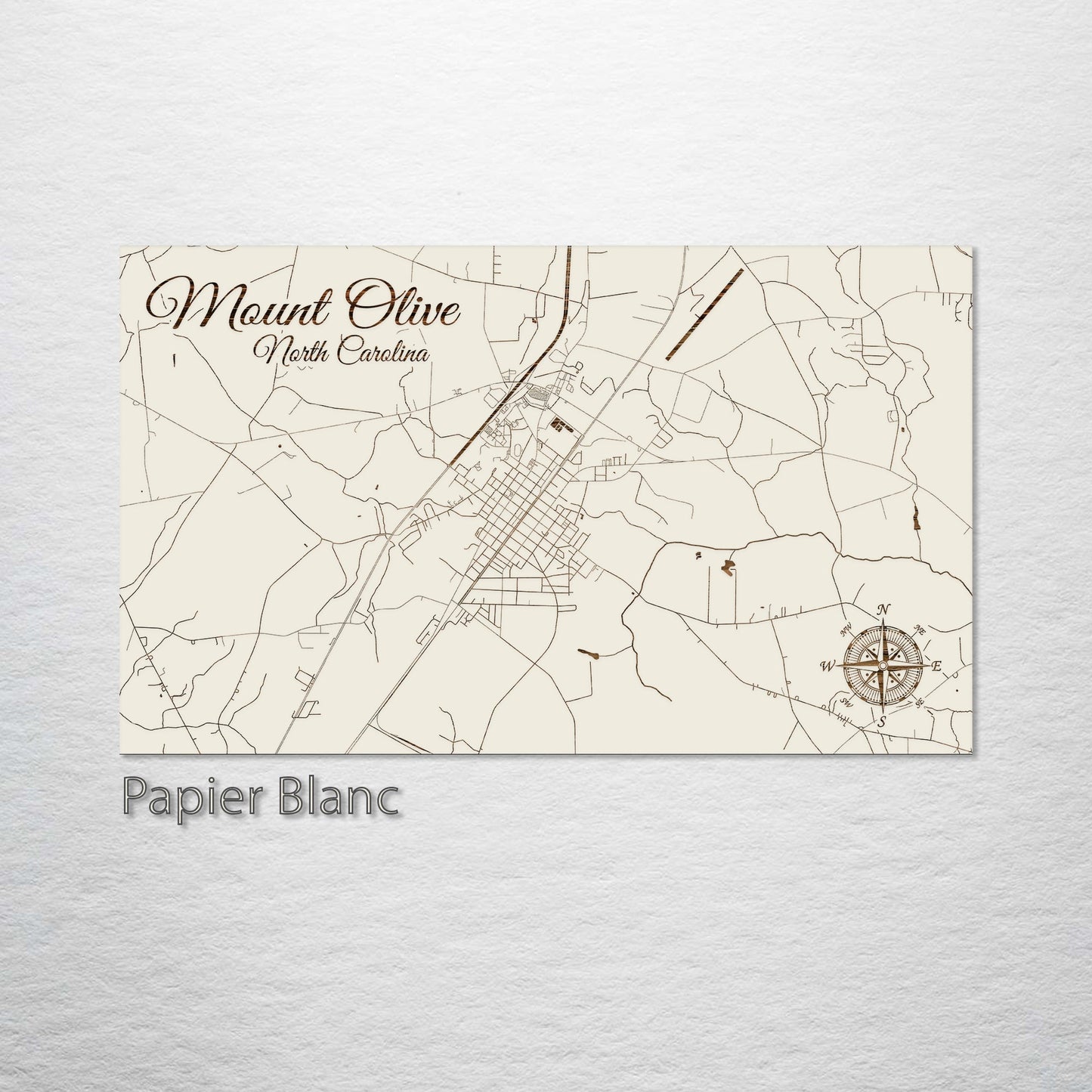 Mount Olive, North Carolina Street Map