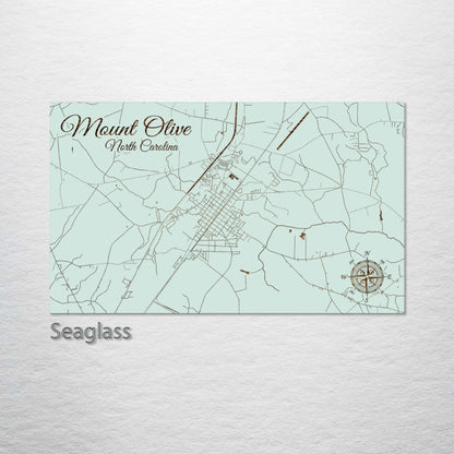 Mount Olive, North Carolina Street Map