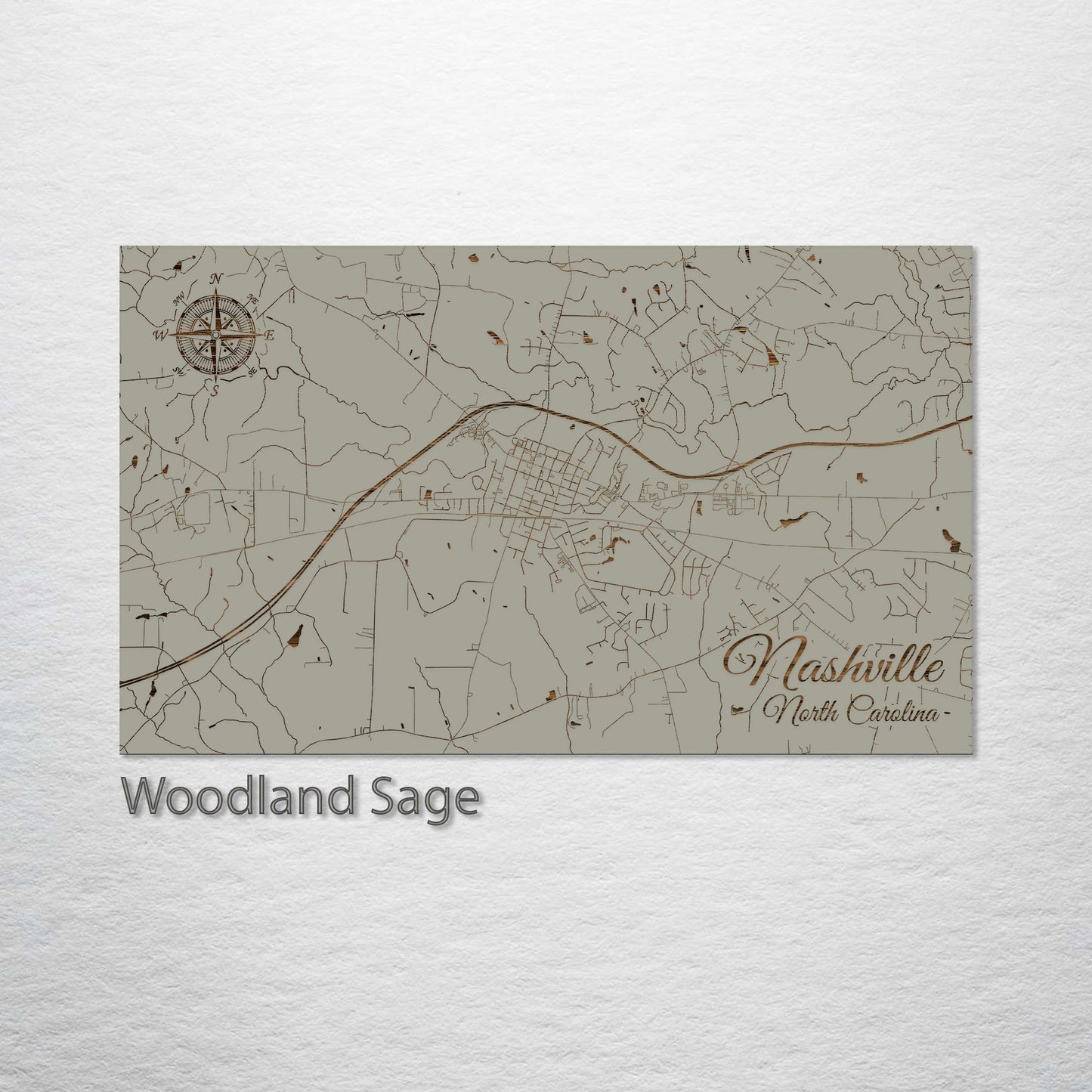 Nashville, North Carolina Street Map