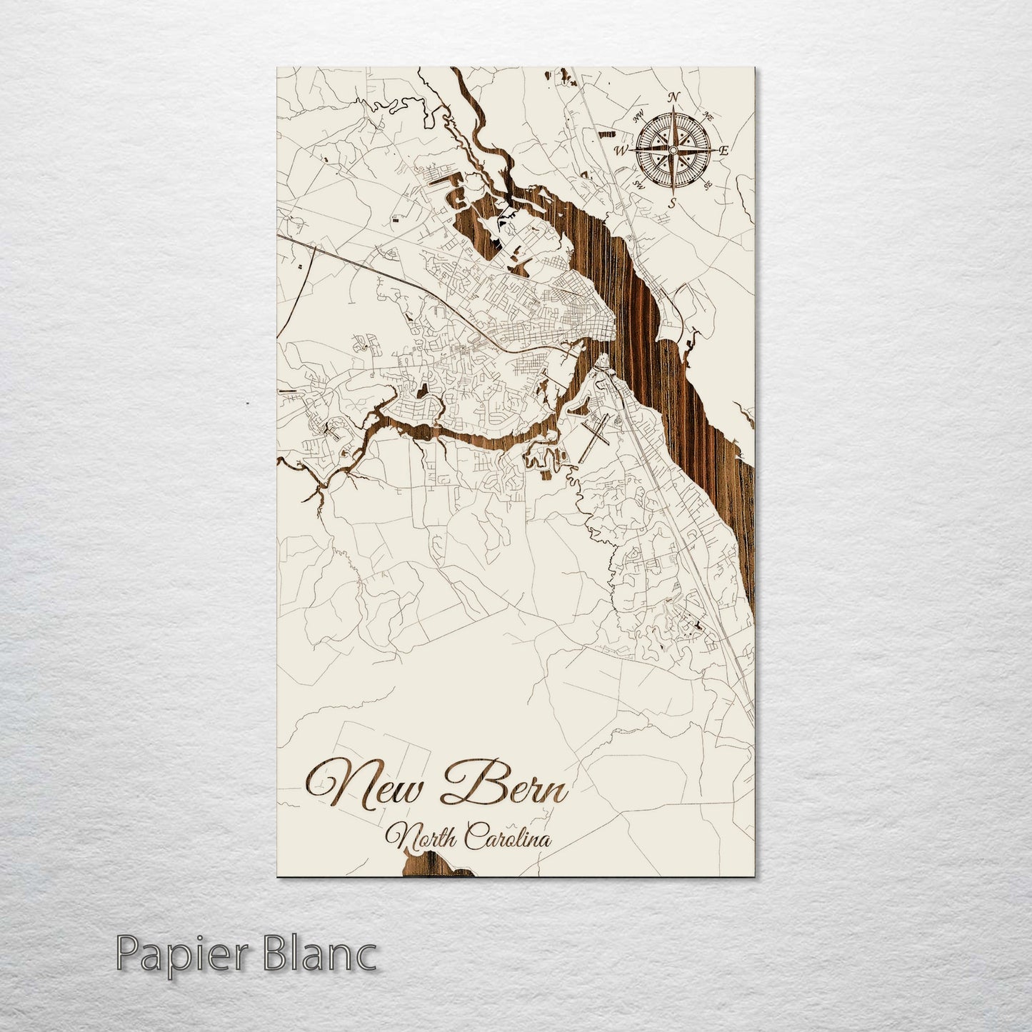 New Bern, North Carolina Street Map