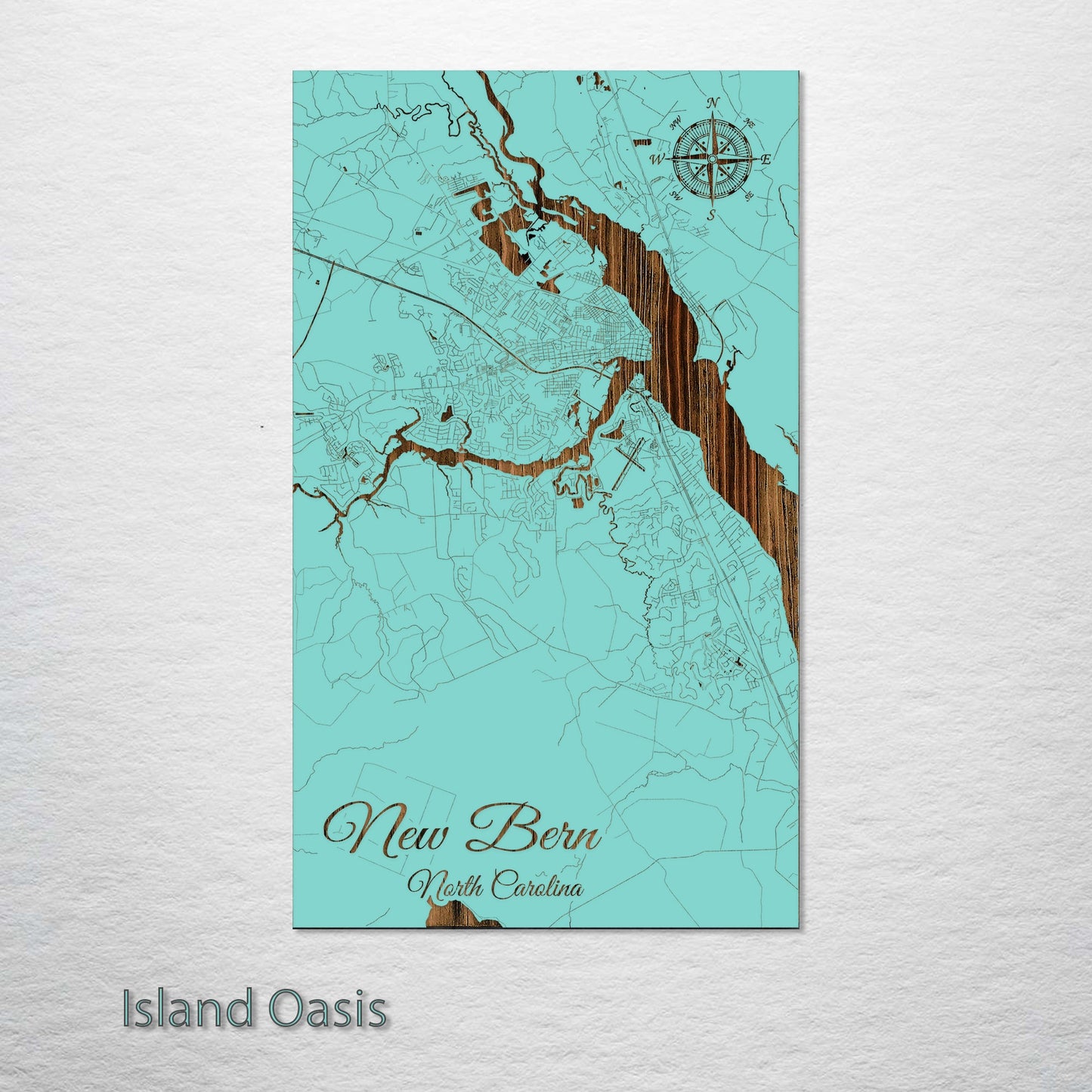 New Bern, North Carolina Street Map