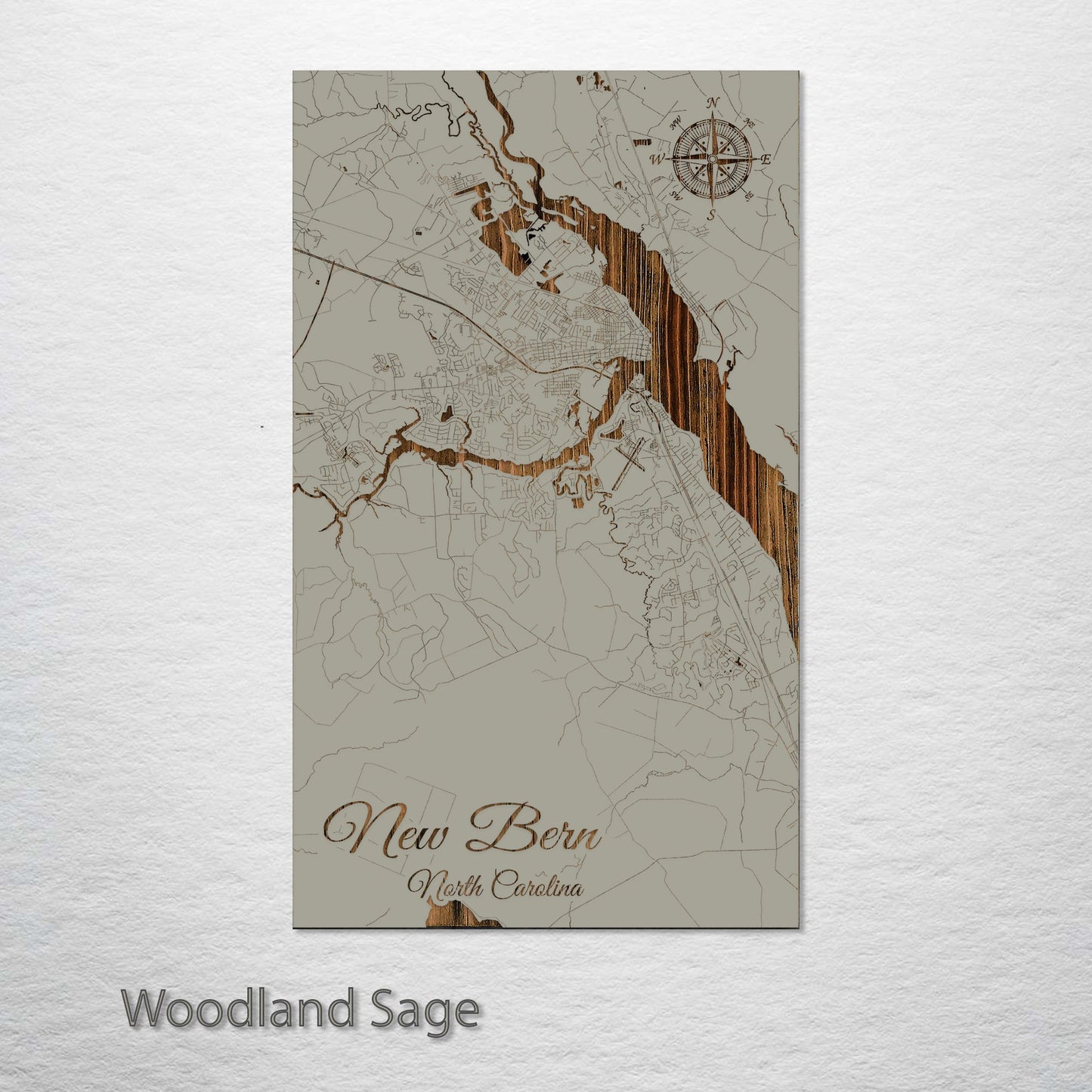 New Bern, North Carolina Street Map