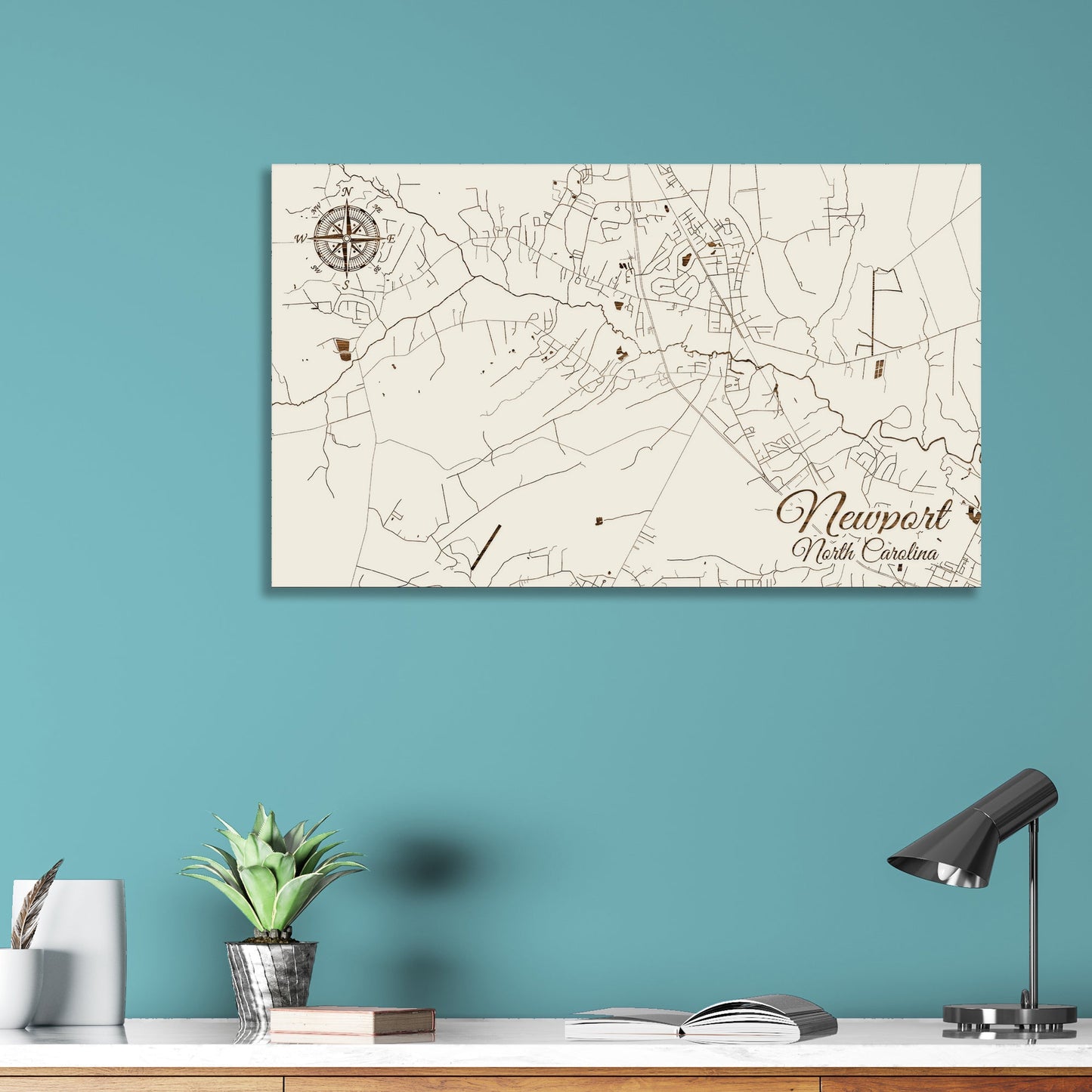 Newport, North Carolina Street Map