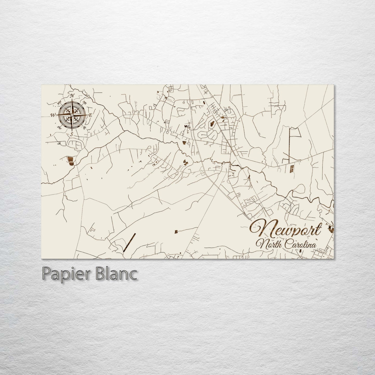 Newport, North Carolina Street Map