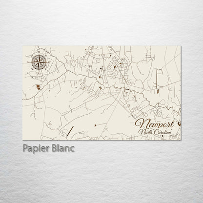 Newport, North Carolina Street Map
