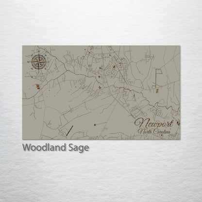 Newport, North Carolina Street Map