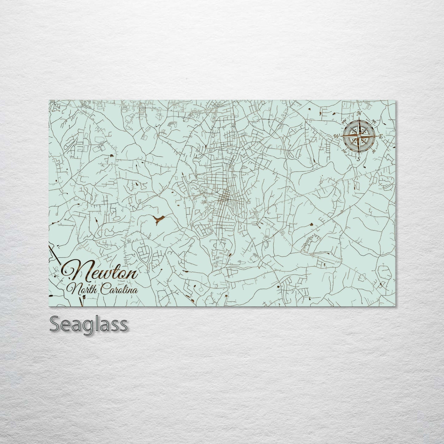 Newton, North Carolina Street Map