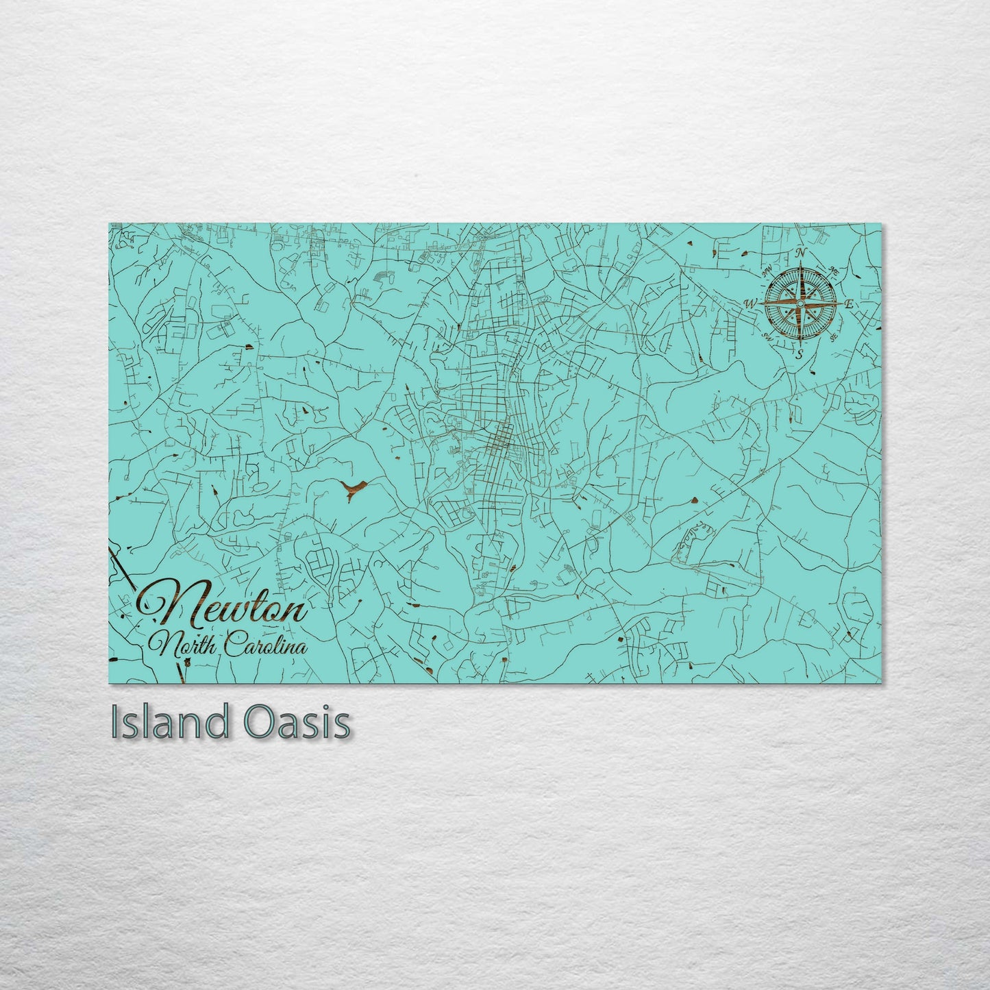 Newton, North Carolina Street Map