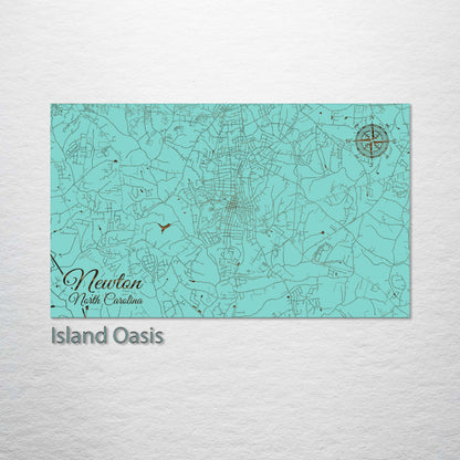 Newton, North Carolina Street Map