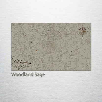 Newton, North Carolina Street Map