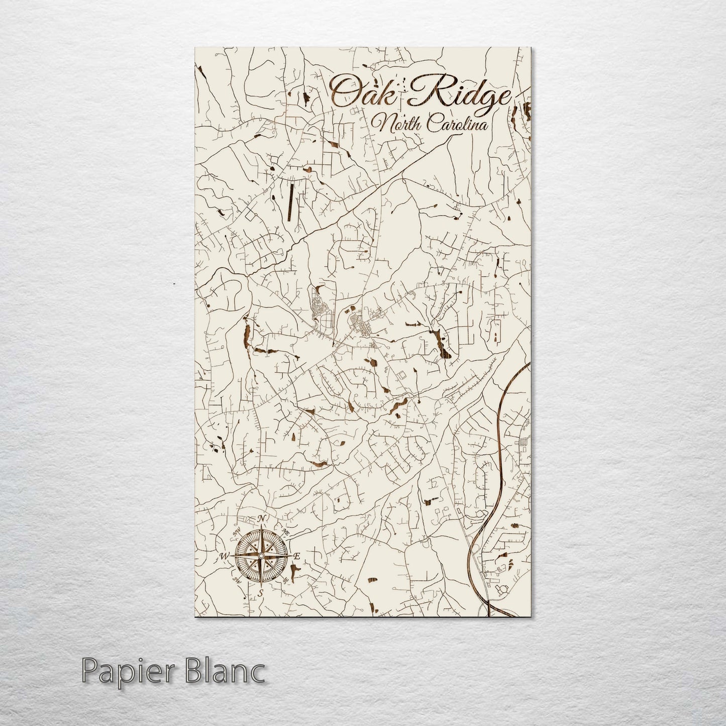 Oak Ridge, North Carolina Street Map