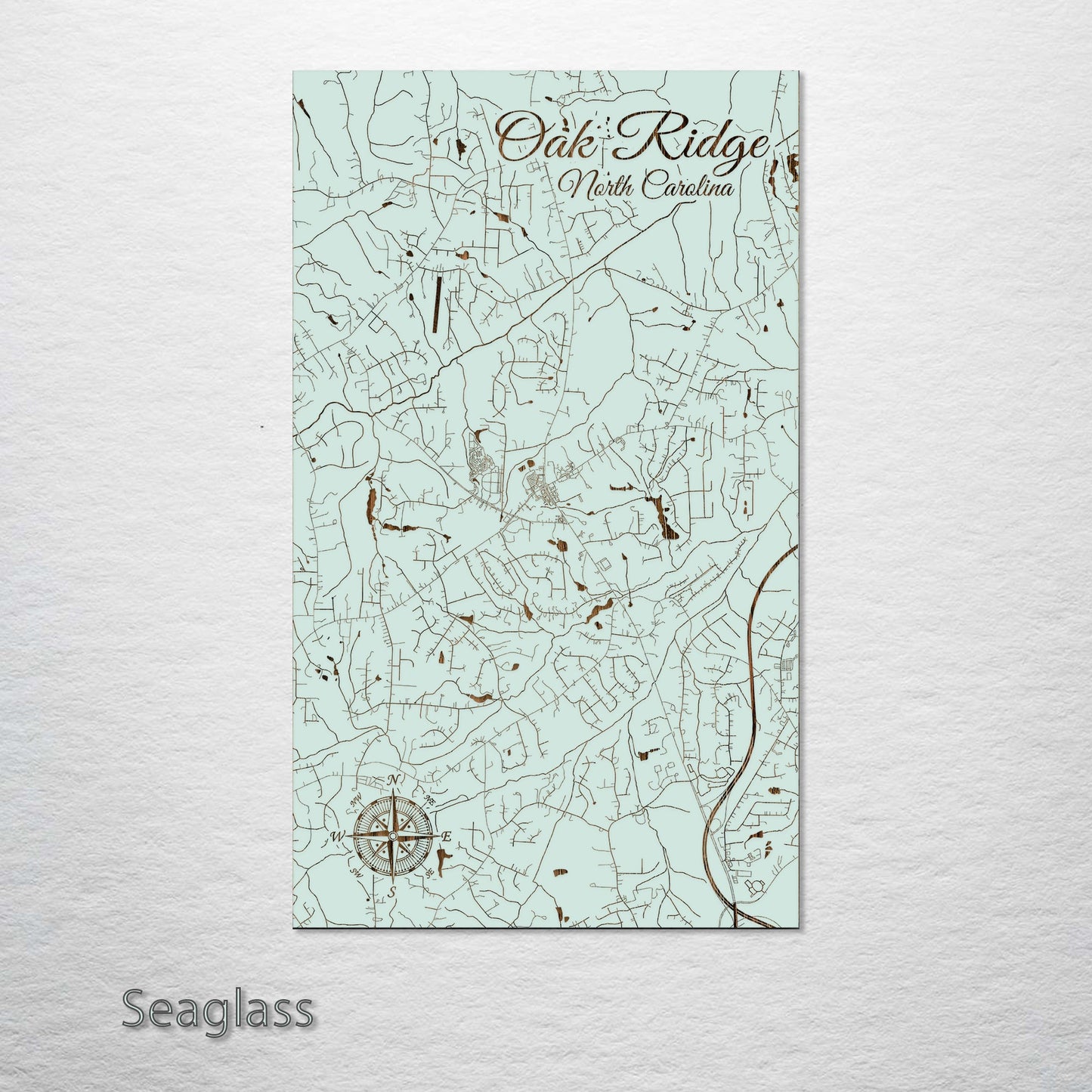 Oak Ridge, North Carolina Street Map