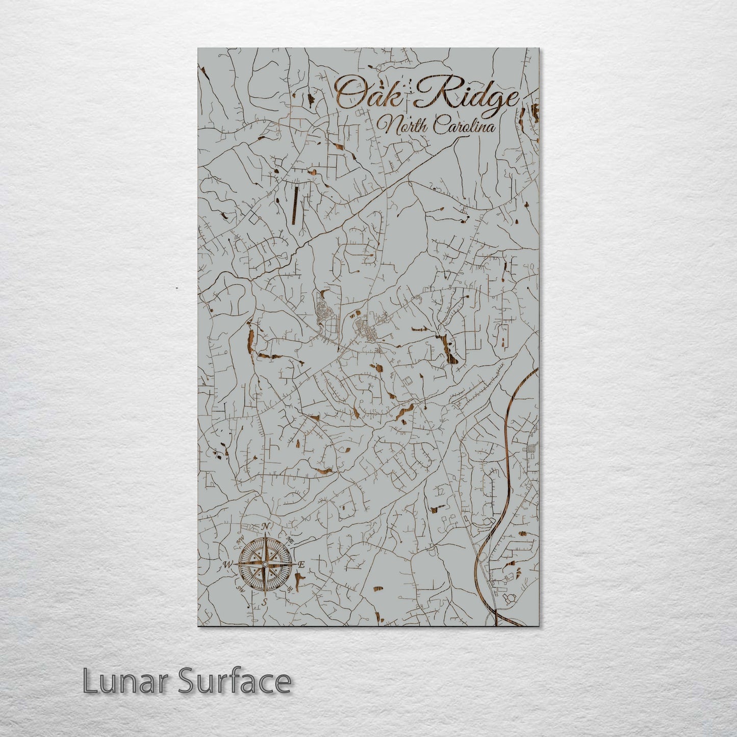 Oak Ridge, North Carolina Street Map