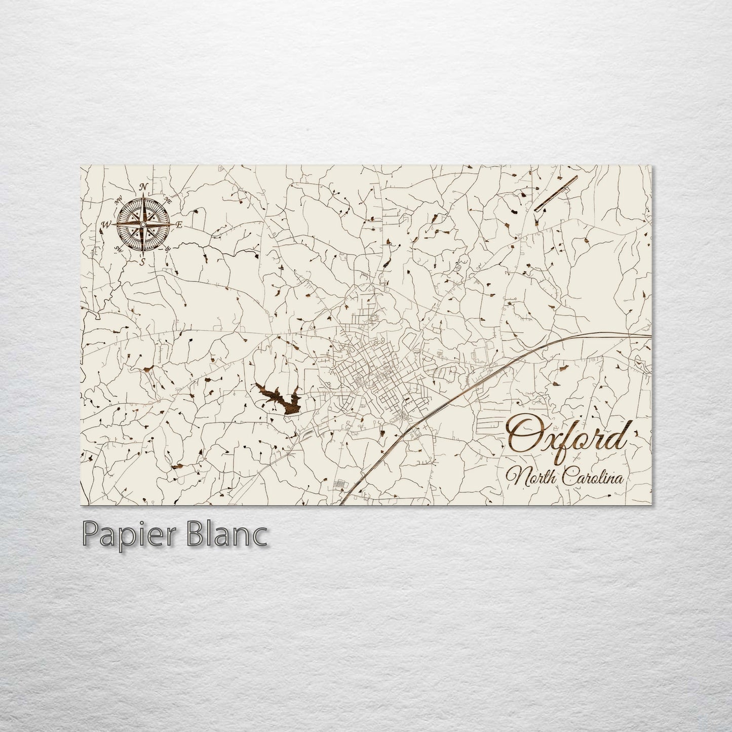 Oxford, North Carolina Street Map