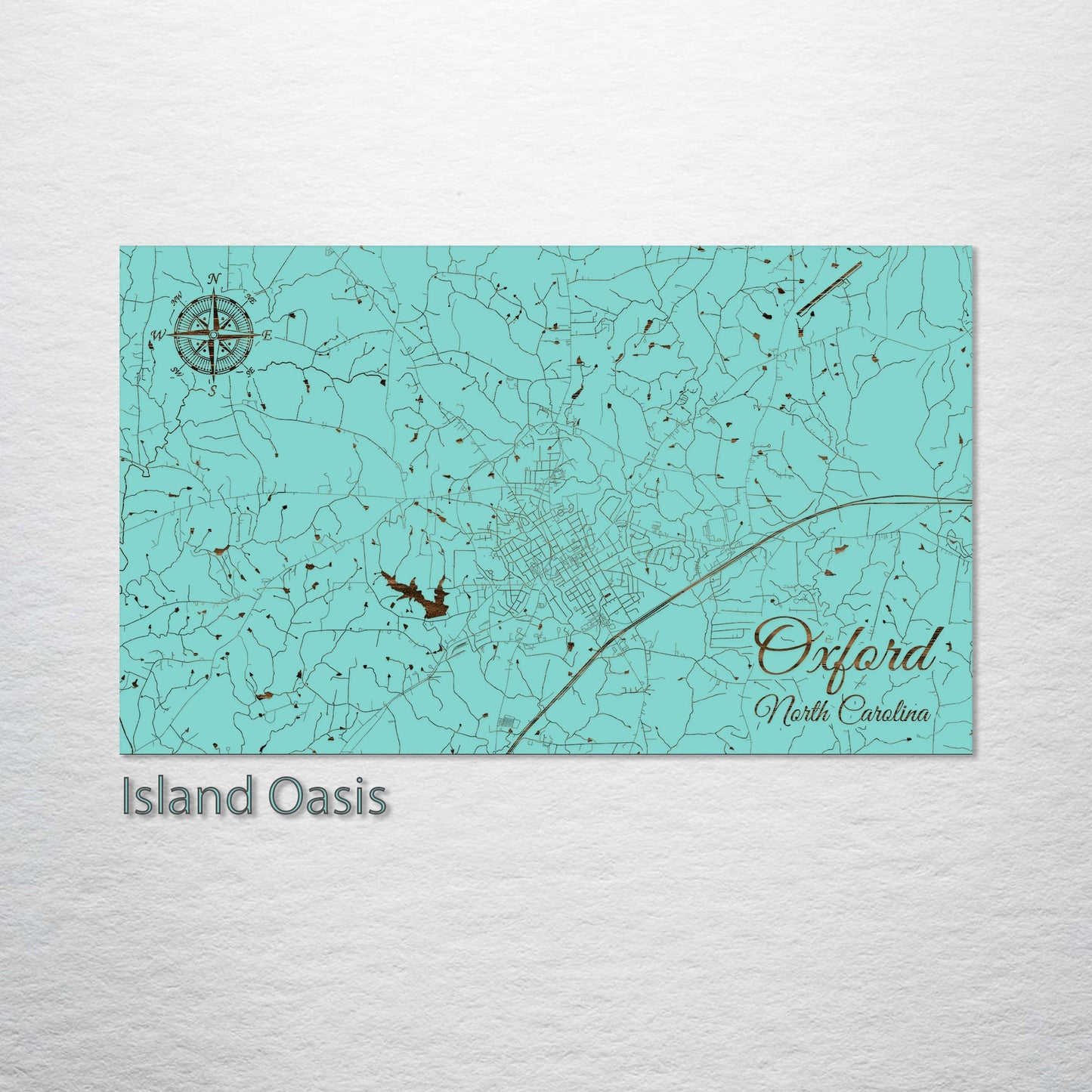 Oxford, North Carolina Street Map