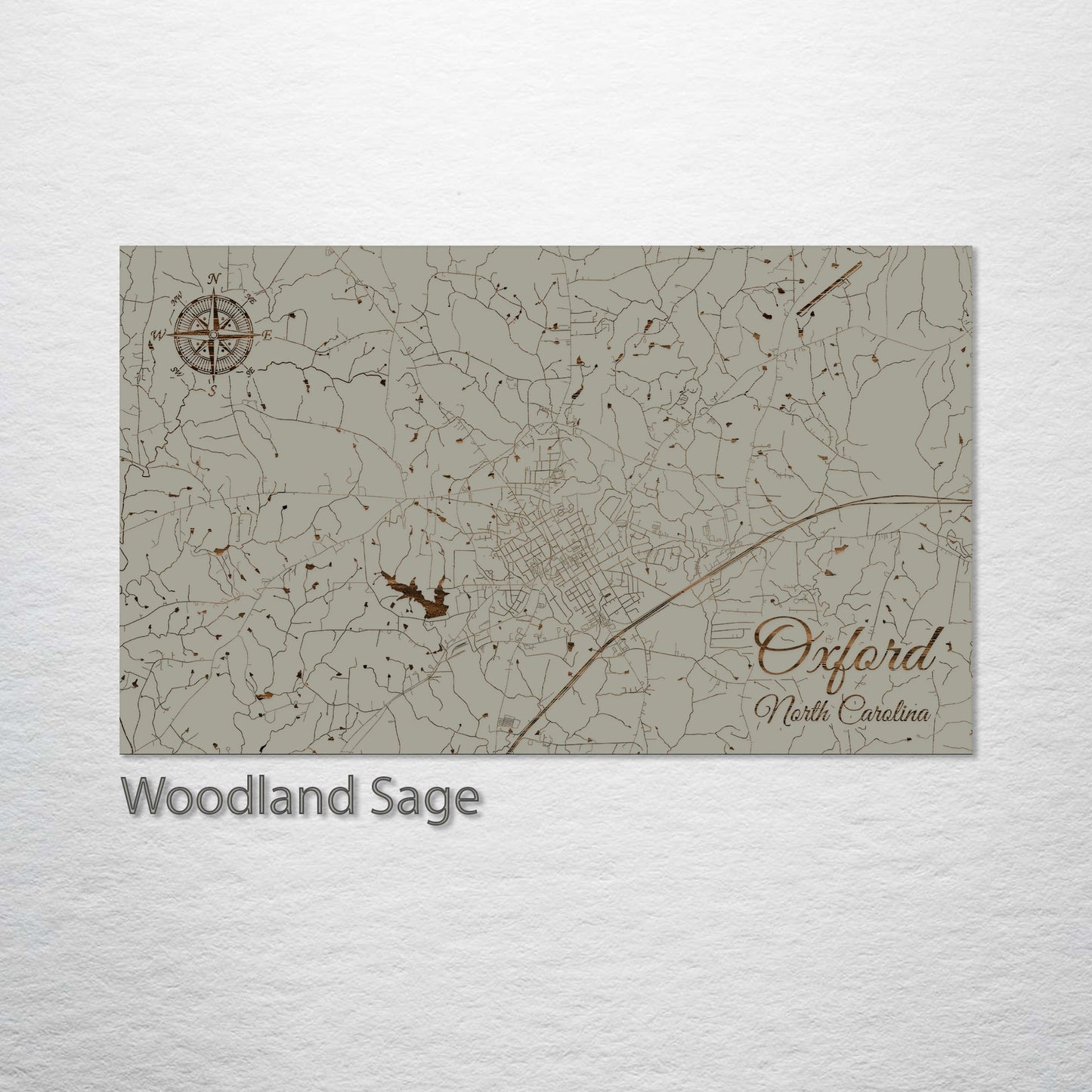 Oxford, North Carolina Street Map