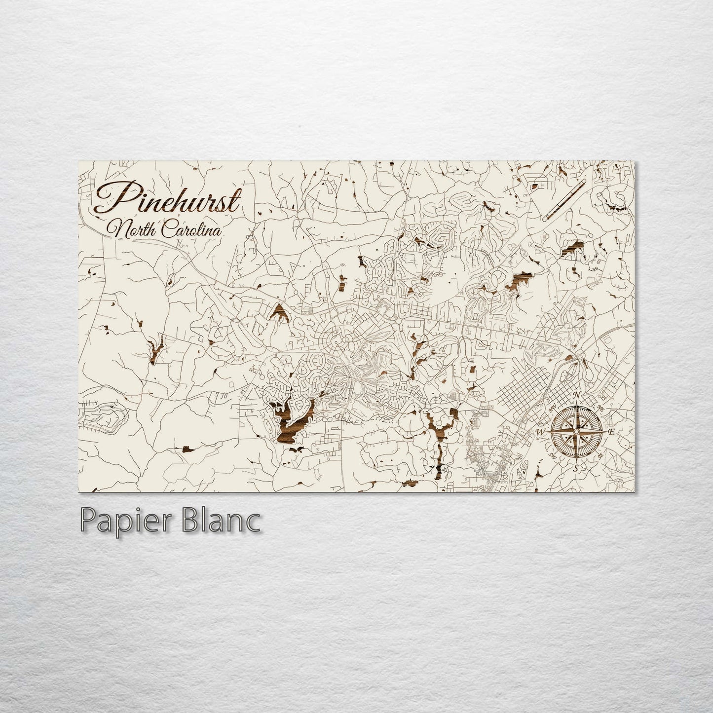 Pinehurst, North Carolina Street Map