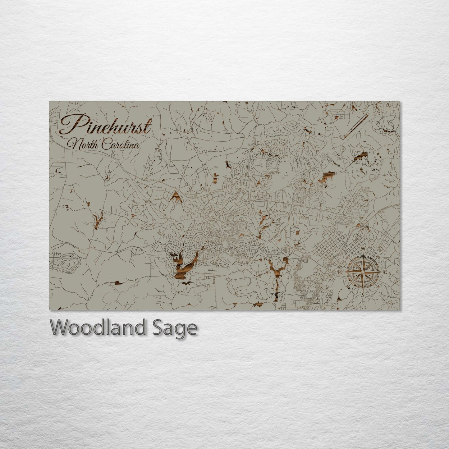 Pinehurst, North Carolina Street Map