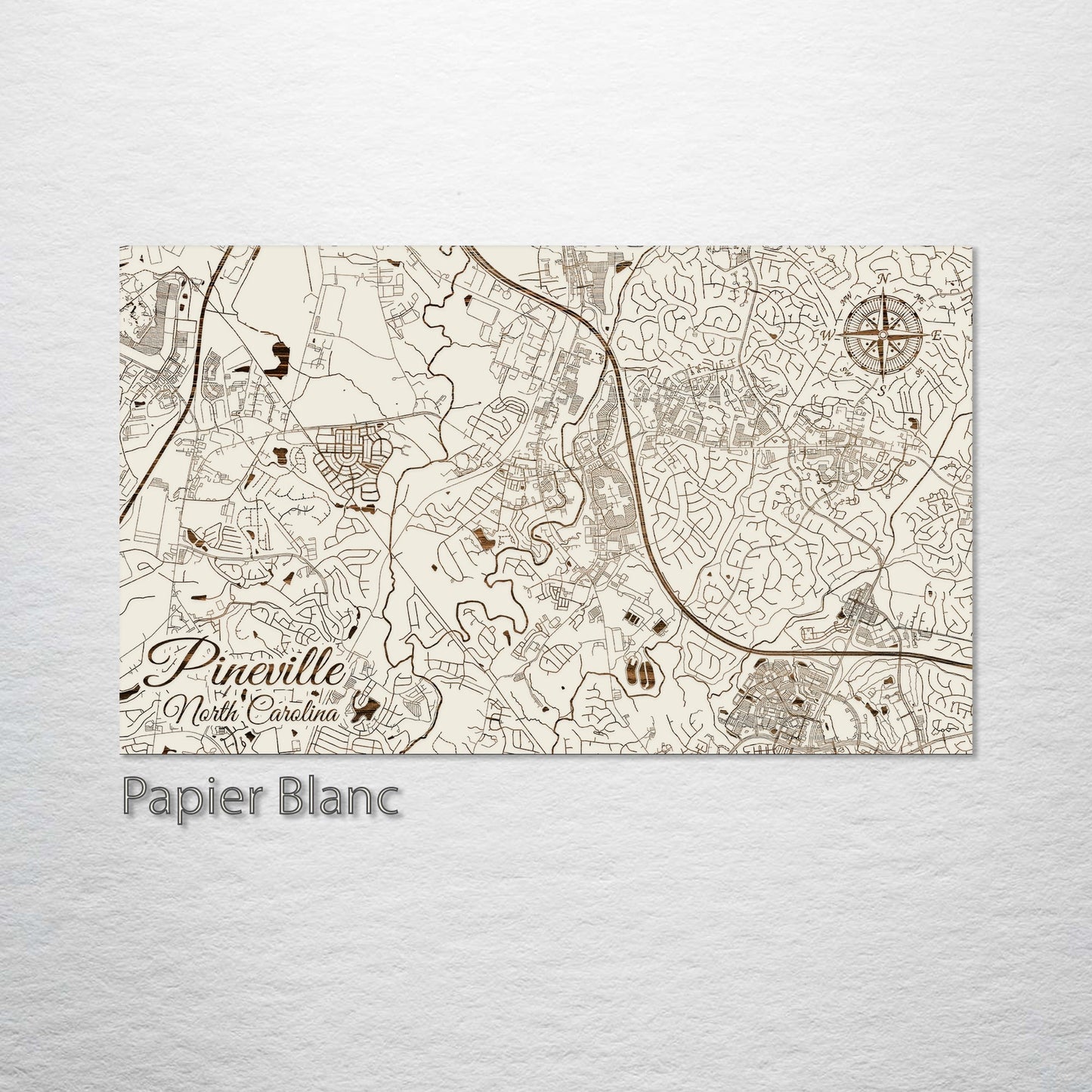 Pineville, North Carolina Street Map