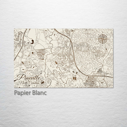 Pineville, North Carolina Street Map