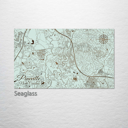 Pineville, North Carolina Street Map