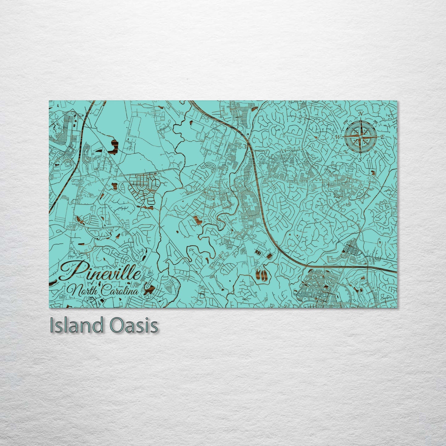 Pineville, North Carolina Street Map