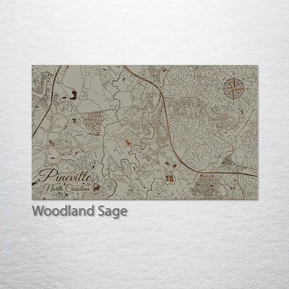 Pineville, North Carolina Street Map